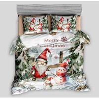 7 dielna vianočná bavlnená súprava č:-19
