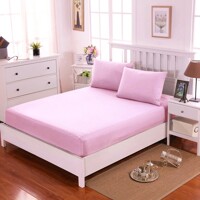 Froté plachta 90x200x25 cm ružová