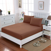 Froté plachta 90x200x25 cm hnedá