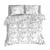 Bavlnená obliečka Monika de Luxe 1002---, 1x 200x220 cm , 2x 70x90 cm